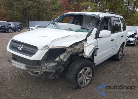 2004 Honda Pilot Ex from USA, damaged, VIN 5FNYF18424B009949